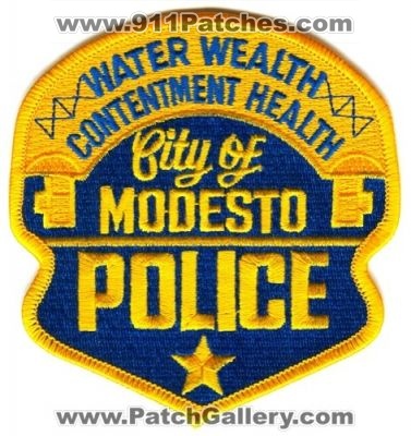 Modesto Police (California)
Scan By: PatchGallery.com
Keywords: city of