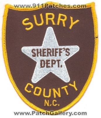 Surry County Sheriff's Department (North Carolina)
Scan By: PatchGallery.com
Keywords: sheriffs dept. n.c.