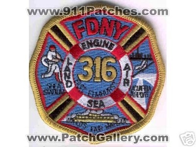 FDNY Fire Engine 316 (New York)
Thanks to Brent Kimberland for this scan.
Keywords: department