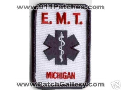 Michigan State E.M.T. (Michigan)
Thanks to Brent Kimberland for this scan.
Keywords: ems emt