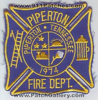 Piperton Fire Department (Tennessee)
Thanks to Dave Slade for this scan.
Keywords: dept