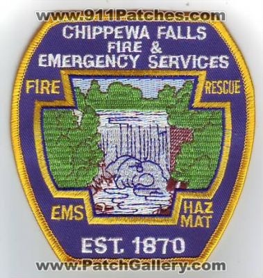 Chippewa Falls Fire & Emergency Services (Wisconsin)
Thanks to Dave Slade for this scan.
Keywords: and rescue ems haz-mat hazmat