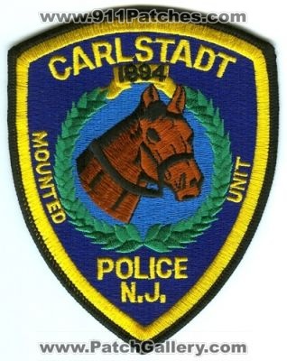 Carlstadt Police Mounted Unit (New Jersey)
Scan By: PatchGallery.com
Keywords: n.j.