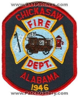 Chickasaw Fire Department (Alabama)
Scan By: PatchGallery.com
Keywords: dept.