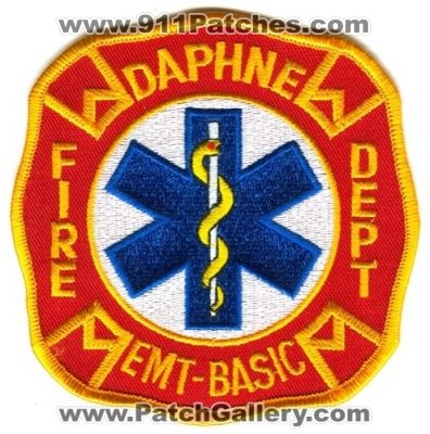 Daphne Fire Department EMT Basic Patch (Alabama)
Scan By: PatchGallery.com
Keywords: dept. emt-basic