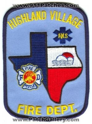 Highland Village Fire Department Patch (Texas)
Scan By: PatchGallery.com
Keywords: dept. fd rescue ems