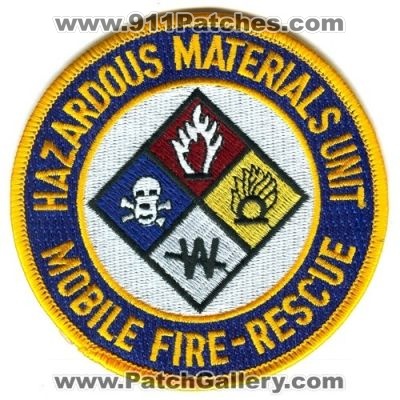 Mobile Fire Rescue Department Hazardous Materials Unit (Alabama)
Scan By: PatchGallery.com
Keywords: dept. haz-mat hazmat