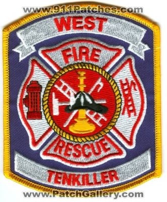 West Tenkiller Fire Rescue Patch (Oklahoma)
[b]Scan From: Our Collection[/b]

