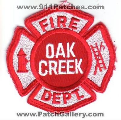 Oak Creek Fire Department (Wisconsin)
Thanks to Dave Slade for this scan.
Keywords: dept.