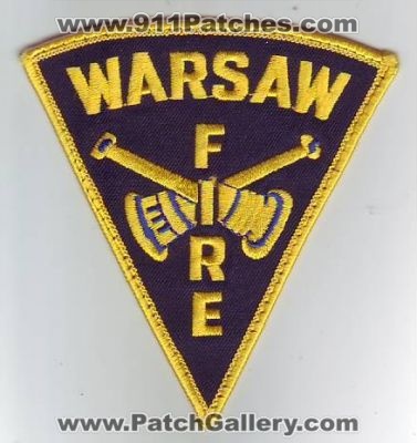 Warsaw Fire (Indiana)
Thanks to Dave Slade for this scan.
