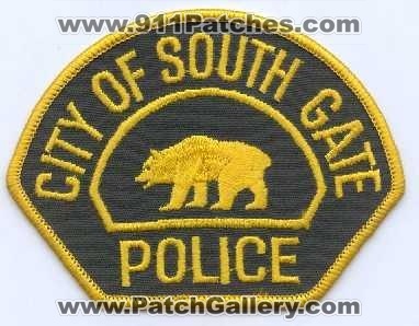 South Gate Police (California)
Thanks to Scott McDairmant for this scan.
Keywords: city of