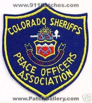 Colorado Sheriff's Peace Officers Association (Colorado)
Thanks to apdsgt for this scan.
Keywords: sheriffs