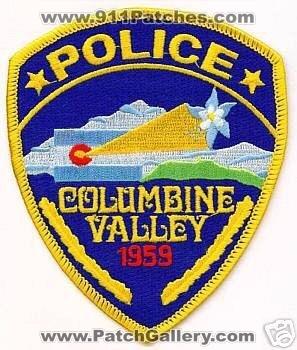 Columbine Valley Police (Colorado)
Thanks to apdsgt for this scan.
