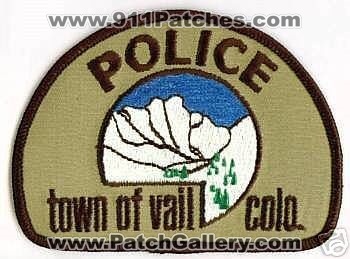 Vail Police (Colorado)
Thanks to apdsgt for this scan.
Keywords: town of colo.