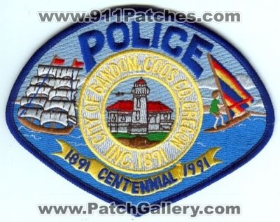 Bandon Police (Oregon)
Scan By: PatchGallery.com
Keywords: city of