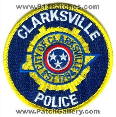 Clarksville Police (Tennessee)
Scan By: PatchGallery.com
Keywords: city of