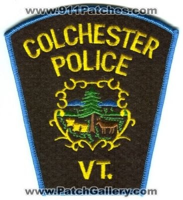 Colchester Police (Vermont)
Scan By: PatchGallery.com
Keywords: vt.