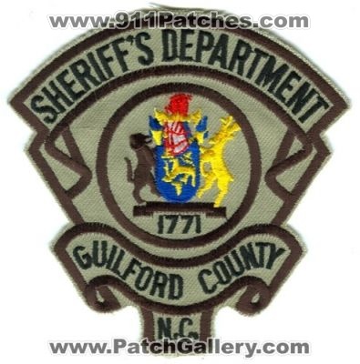 Guilford County Sheriff's Department (North Carolina)
Scan By: PatchGallery.com
Keywords: sheriffs n.c. nc