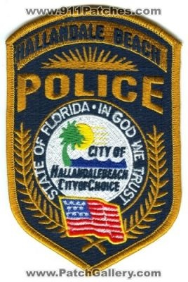 Hallandale Beach Police (Florida)
Scan By: PatchGallery.com
Keywords: city of