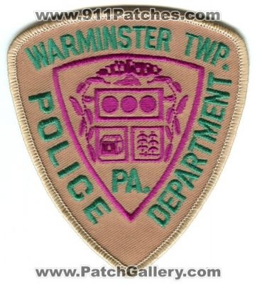 Warminster Township Police Department (Pennsylvania)
Scan By: PatchGallery.com
Keywords: twp. pa.