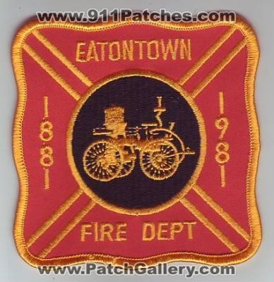 Eatontown Fire Department (New Jersey)
Thanks to Dave Slade for this scan.
Keywords: dept