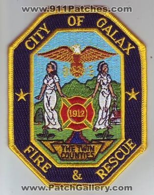 Galax Fire & Rescue (Virginia)
Thanks to Dave Slade for this scan.
Keywords: city of and