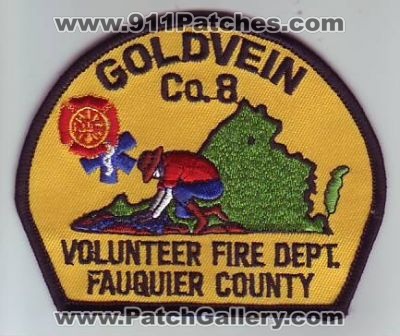 Goldvein Volunteer Fire Department Company 8 (Virginia)
Thanks to Dave Slade for this scan.
Keywords: co. dept.