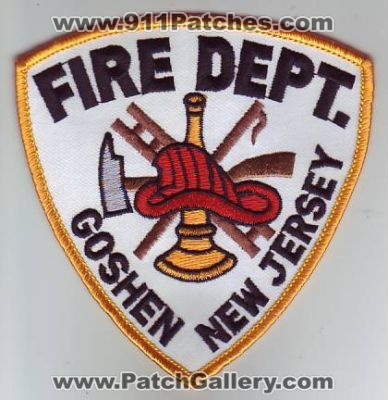 Goshen Fire Department (New Jersey)
Thanks to Dave Slade for this scan.
Keywords: dept.