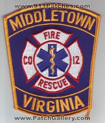 Middletown Fire Rescue Company 12 (Virginia)
Thanks to Dave Slade for this scan.
