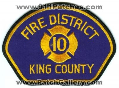 King County Fire District 10 (Washington)
Scan By: PatchGallery.com
Keywords: co. dist. number no. #10 department dept.