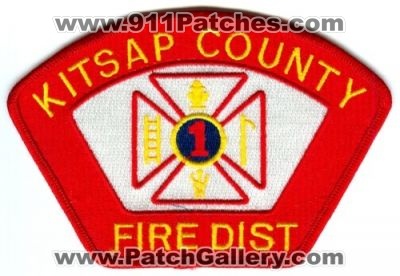 Kitsap County Fire District 1 (Washington)
Scan By: PatchGallery.com
Keywords: co. dist. number no. #1 department dept.