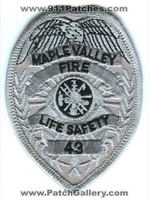 Maple Valley Fire and Life Safety Department King County District 43 (Washington)
Scan By: PatchGallery.com
Keywords: dept. co. dist. number no. #43