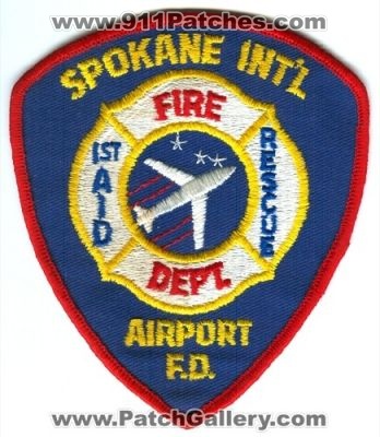 Spokane International Airport Fire Department (Washington)
Scan By: PatchGallery.com
Keywords: int&#039;l intl dept. 1st first aid rescue f.d. fd