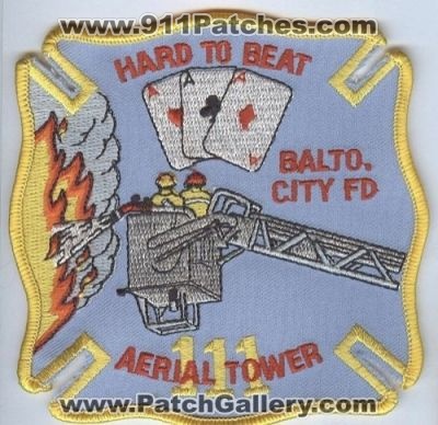 Baltimore City Fire Aerial Tower 111 (Maryland)
Thanks to Brent Kimberland for this scan.
Keywords: balto. fd department