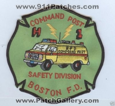 Boston Fire Command Post Safety Division (Massachusetts)
Thanks to Brent Kimberland for this scan.
Keywords: f.d. fd department h1