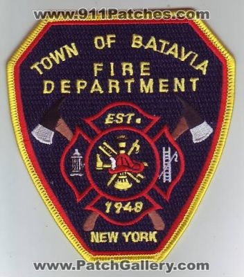 Batavia Fire Department (New York)
Thanks to Dave Slade for this scan.
Keywords: town of
