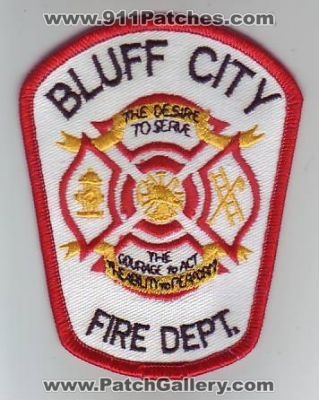 Bluff City Fire Department (Tennessee)
Thanks to Dave Slade for this scan.
Keywords: dept. 