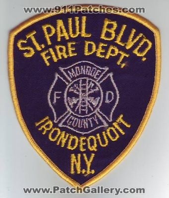 Saint Paul Boulevard Fire Department (New York)
Thanks to Dave Slade for this scan.
Keywords: st. blvd. dept. fd irondequoit n.y.