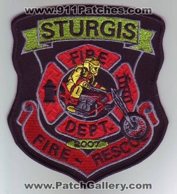 Sturgis Fire Department 2007 (South Dakota)
Thanks to Dave Slade for this scan.
Keywords: dept. rescue