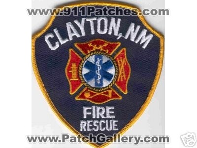 Clayton Fire Rescue (New Mexico)
Thanks to Brent Kimberland for this scan.
Keywords: nm