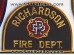 Richardson Fire Department (Texas)
Thanks to Brent Kimberland for this scan.
Keywords: dept.