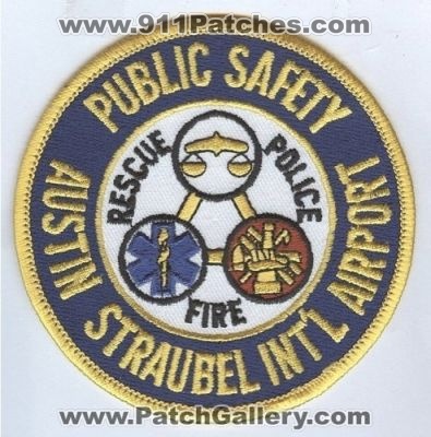 Austin Straubel International Airport Public Safety Fire Rescue Police (Wisconsin)
Thanks to Brent Kimberland for this scan.
Keywords: int'l dps