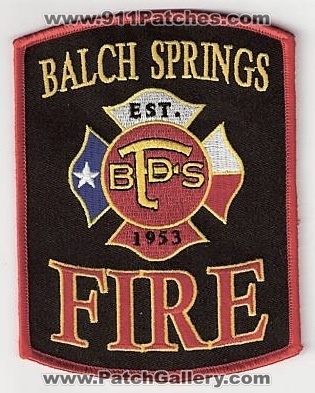 Balch Springs Fire (Texas)
Thanks to Bob Brooks for this scan.
