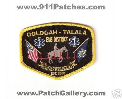 Oologah Talala EMS District (Oklahoma)
Thanks to Bob Brooks for this scan.

