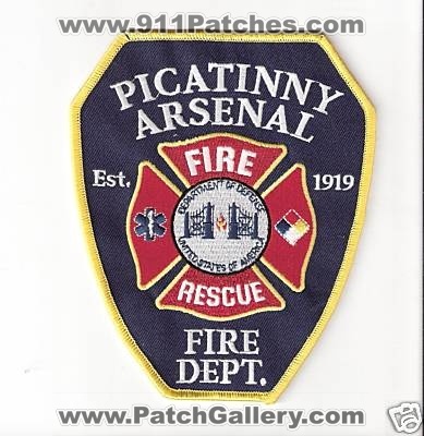 Picatinny Arsenal Fire Department (New Jersey)
Thanks to Bob Brooks for this scan.
Keywords: rescue department of defense dod dept.