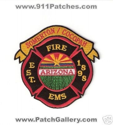 Somerton Cocopah Fire EMS (Arizona)
Thanks to Bob Brooks for this scan.
