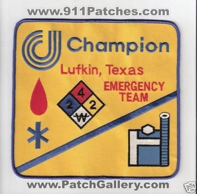 Champion Refinery Emergency Team (Texas)
Thanks to Bob Brooks for this scan.
Keywords: lufkin fire