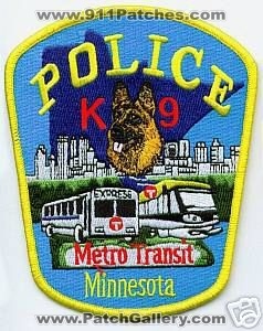 Metro Transit Police K-9 (Minnesota)
Thanks to apdsgt for this scan.
Keywords: k9