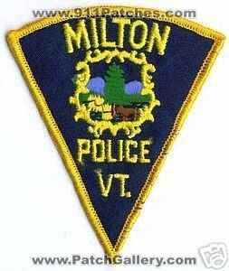 Milton Police (Vermont)
Thanks to apdsgt for this scan.
Keywords: vt.