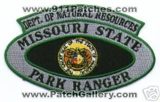 Missouri State Park Ranger (Missouri)
Thanks to apdsgt for this scan.
Keywords: dept. department of natural resources dnr